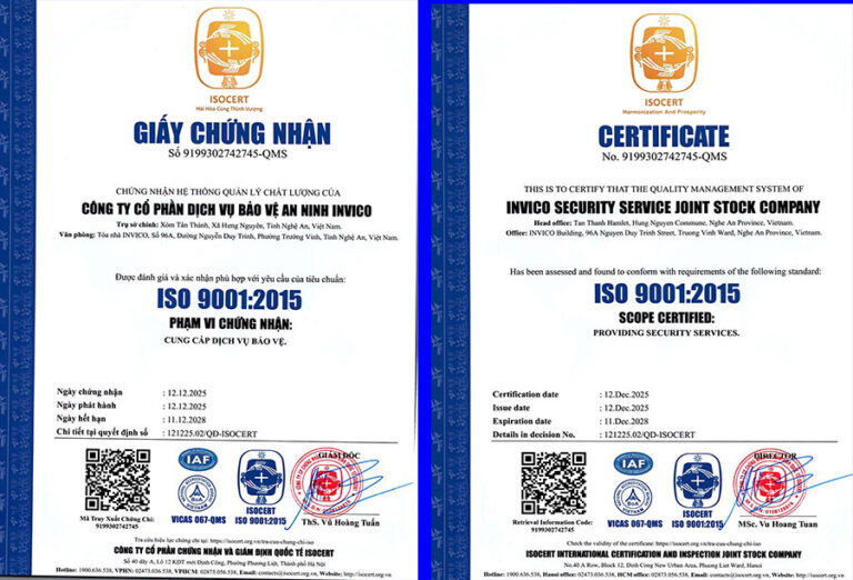 chung nhan iso 9001