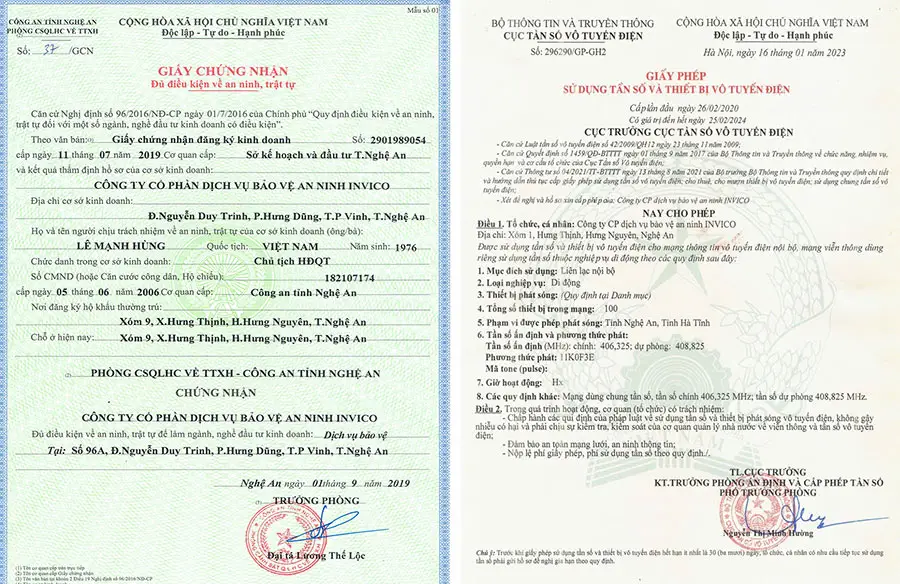 Công ty Dịch vụ Bảo vệ An ninh INVICO tự hào là đơn vị cung cấp giải pháp an ninh toàn diện, chuyên nghiệp, đáp ứng đa dạng nhu cầu của khách hàng tại Nghệ An và khu vực lân cận.